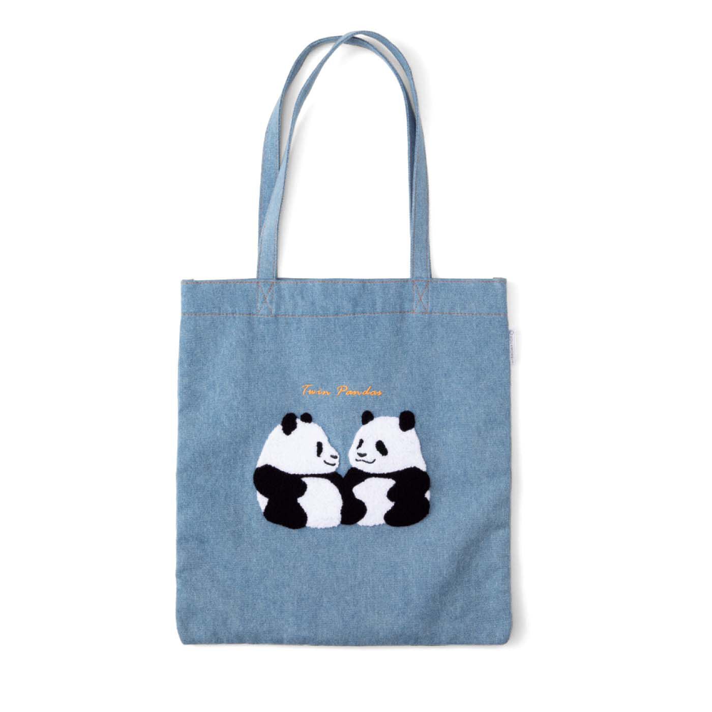 When Your Cowboy Tote Bag Features a Pair of Panda Twins Making Eye Contact, What's There to Be Unhappy About in Life?