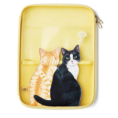 Does your cat enjoy gazing out of the window? - A4 File Pouch