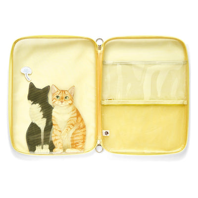 Does your cat enjoy gazing out of the window? - A4 File Pouch