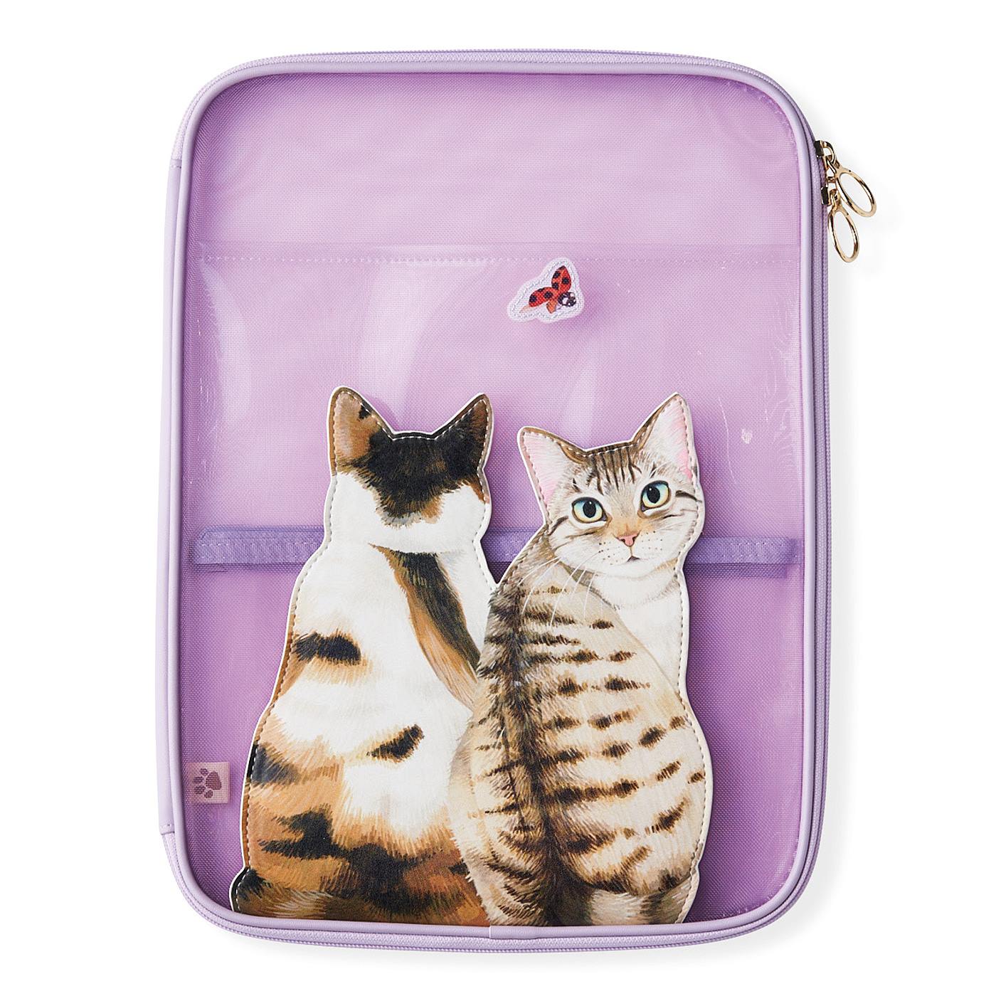 Does your cat enjoy gazing out of the window? - A4 File Pouch