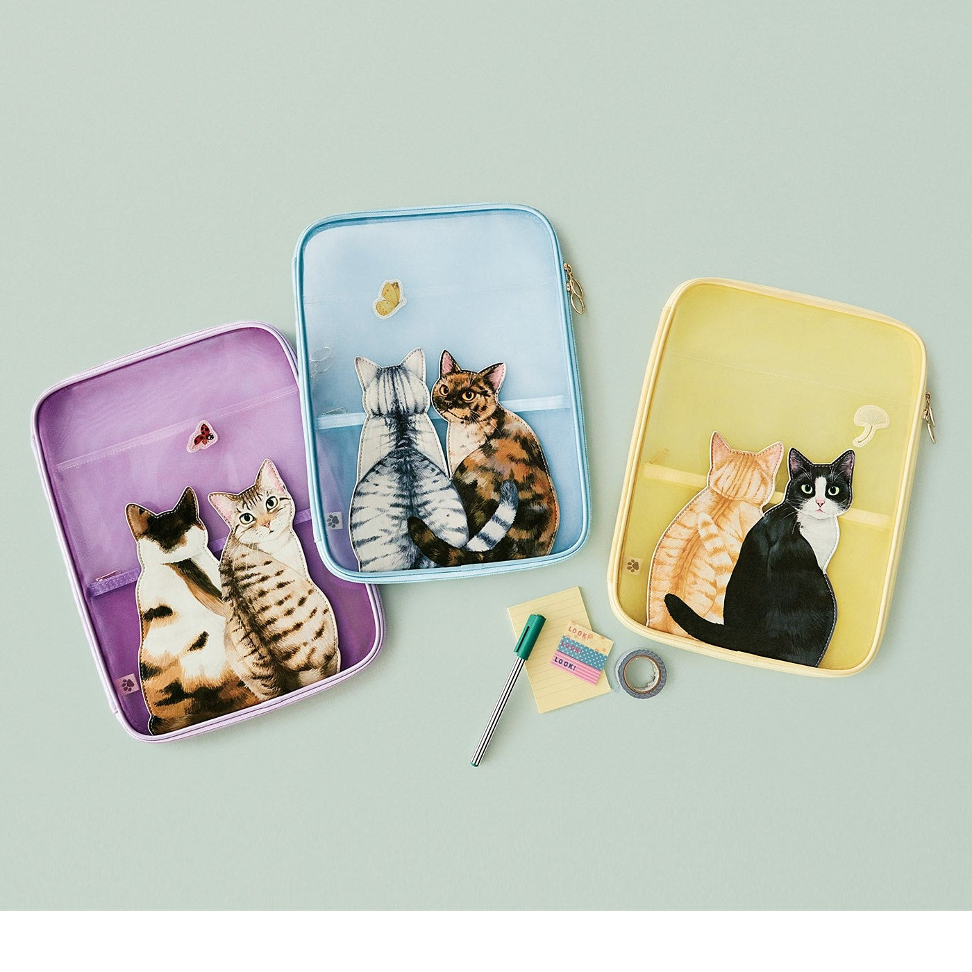 Does your cat enjoy gazing out of the window? - A4 File Pouch