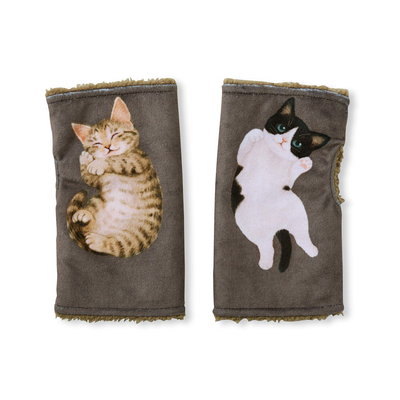 Purr-fect Cat Nap Fingerless Gloves