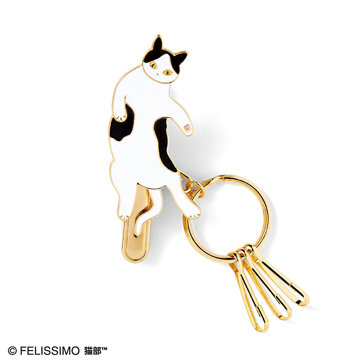 Cat-shaped Key Clip - Making it Easy to Find Your Front Door Key!