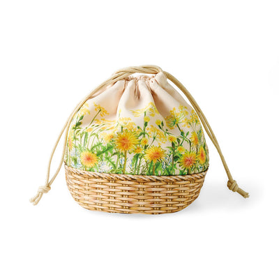 "Hello“  from the flower basket - Rabbit purse pouch