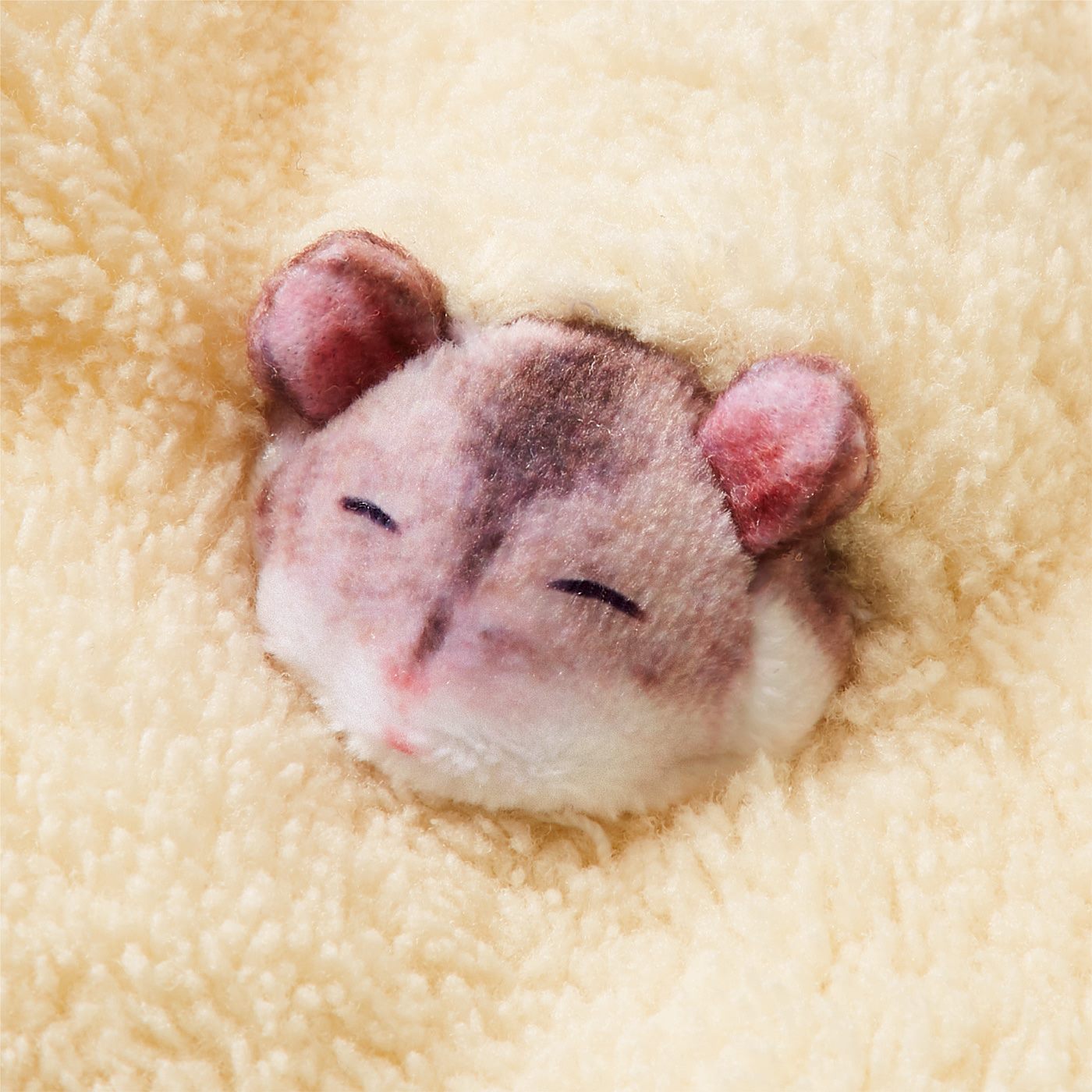 Sleeping hamster in sawdust Handerchief