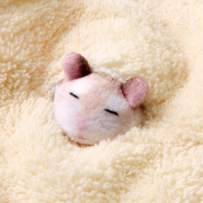 Sleeping hamster in sawdust Handerchief