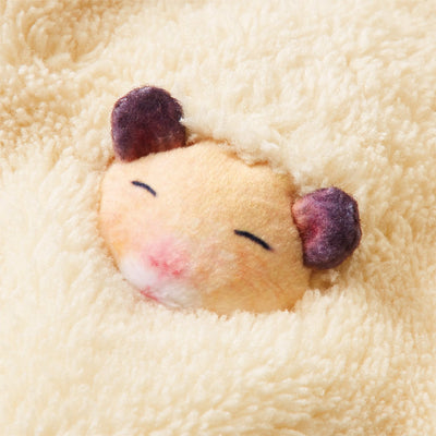 Sleeping hamster in sawdust Handerchief