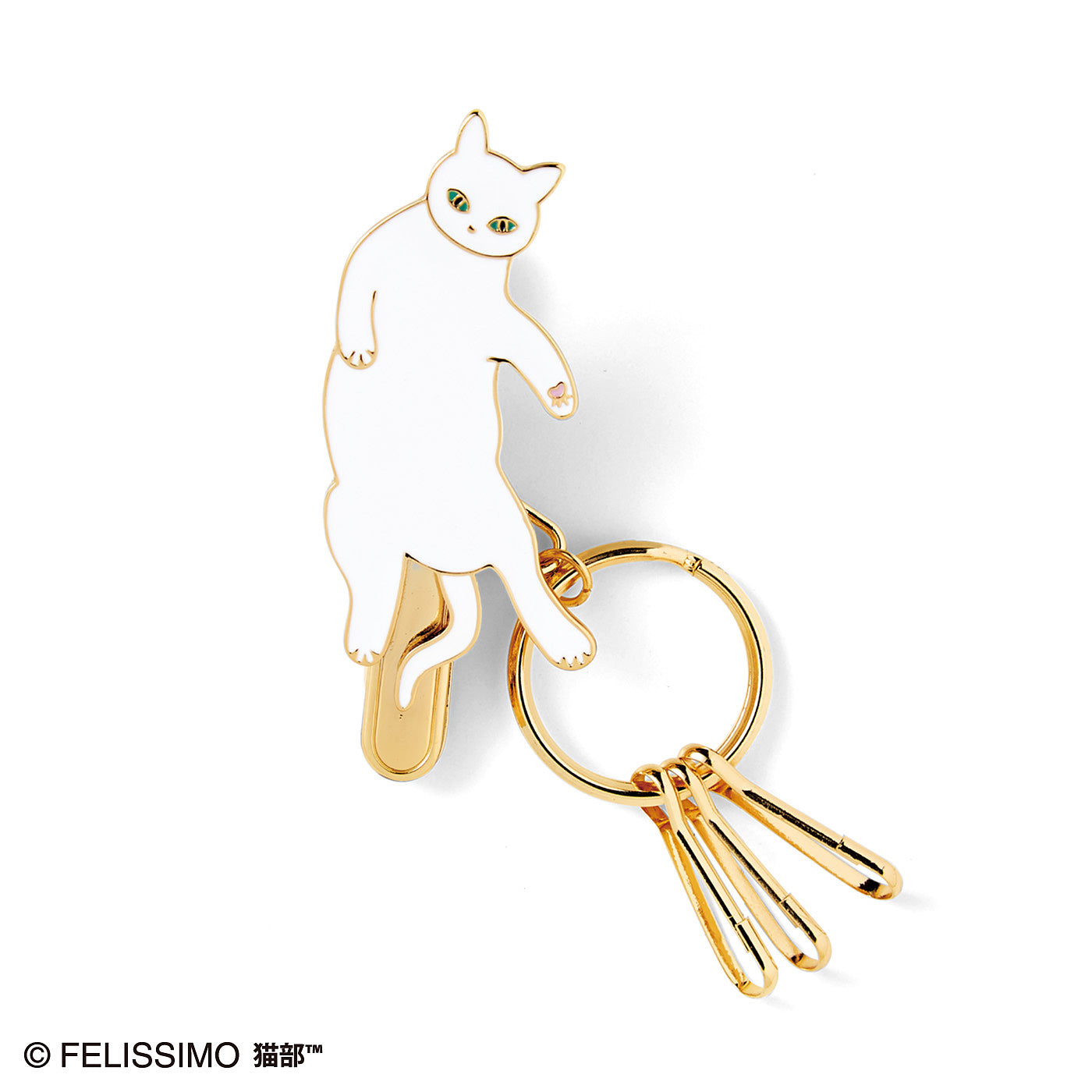 Cat-shaped Key Clip - Making it Easy to Find Your Front Door Key!